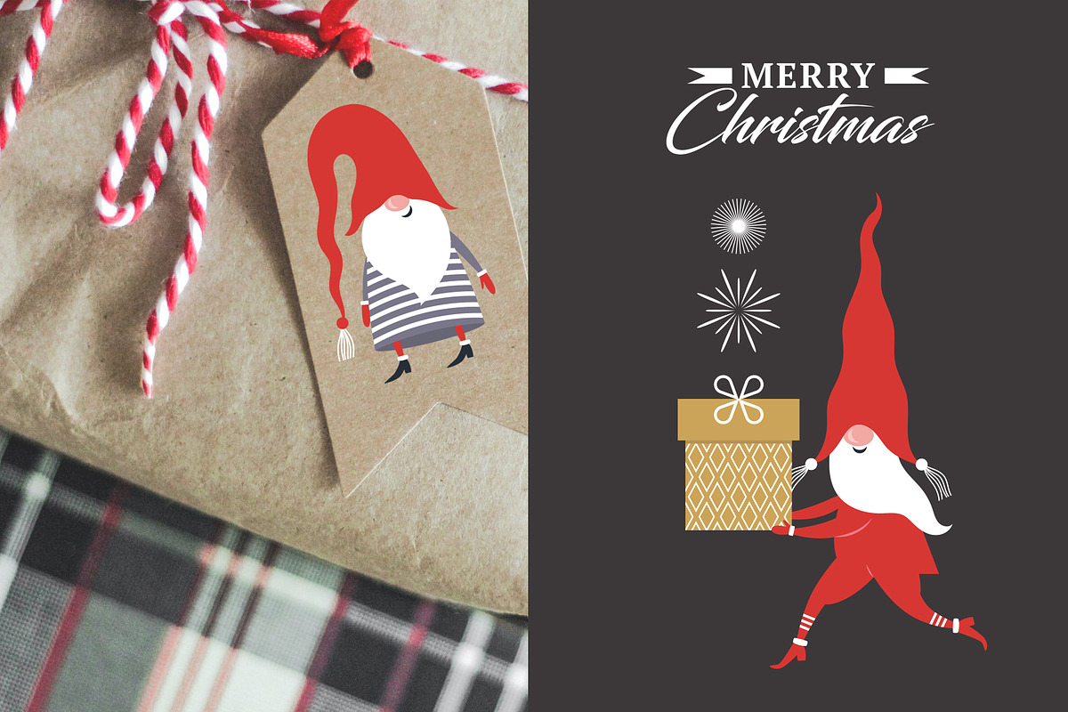 Christmas Gnomes, a Seasonal Illustration by lenlis (Photo 3 of 9)