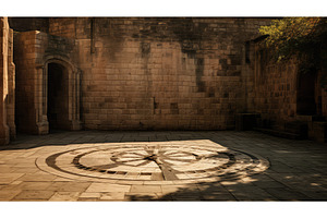 light sun dial ai generated, an Architecture Photo by pikepicture