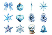 Whimsical Icy Blue Christmas, an Illustration by Design Market (Thumbnail 2 of 4)