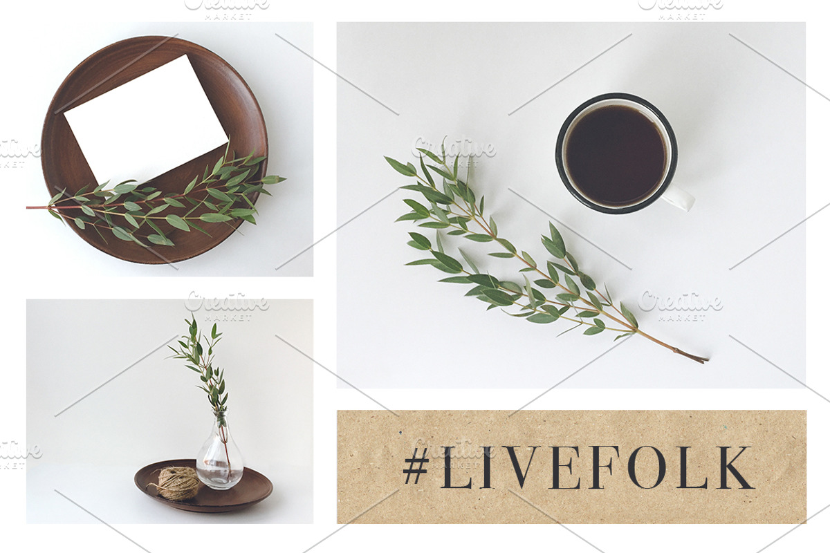 15 lifestyle social media images, a Books & Magazine Mockup by Bang Bang Bureau (Photo 4 of 7)