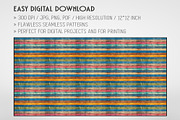 20 Seamless Grunge Stripes Patterns, a Pattern Graphic by Nordic Design (Thumbnail 2 of 9)