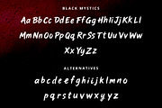 Black Mystics Raw Brush Display Font, a Handwritten Font by SNIPESCIENTIST (Thumbnail 32 of 38)