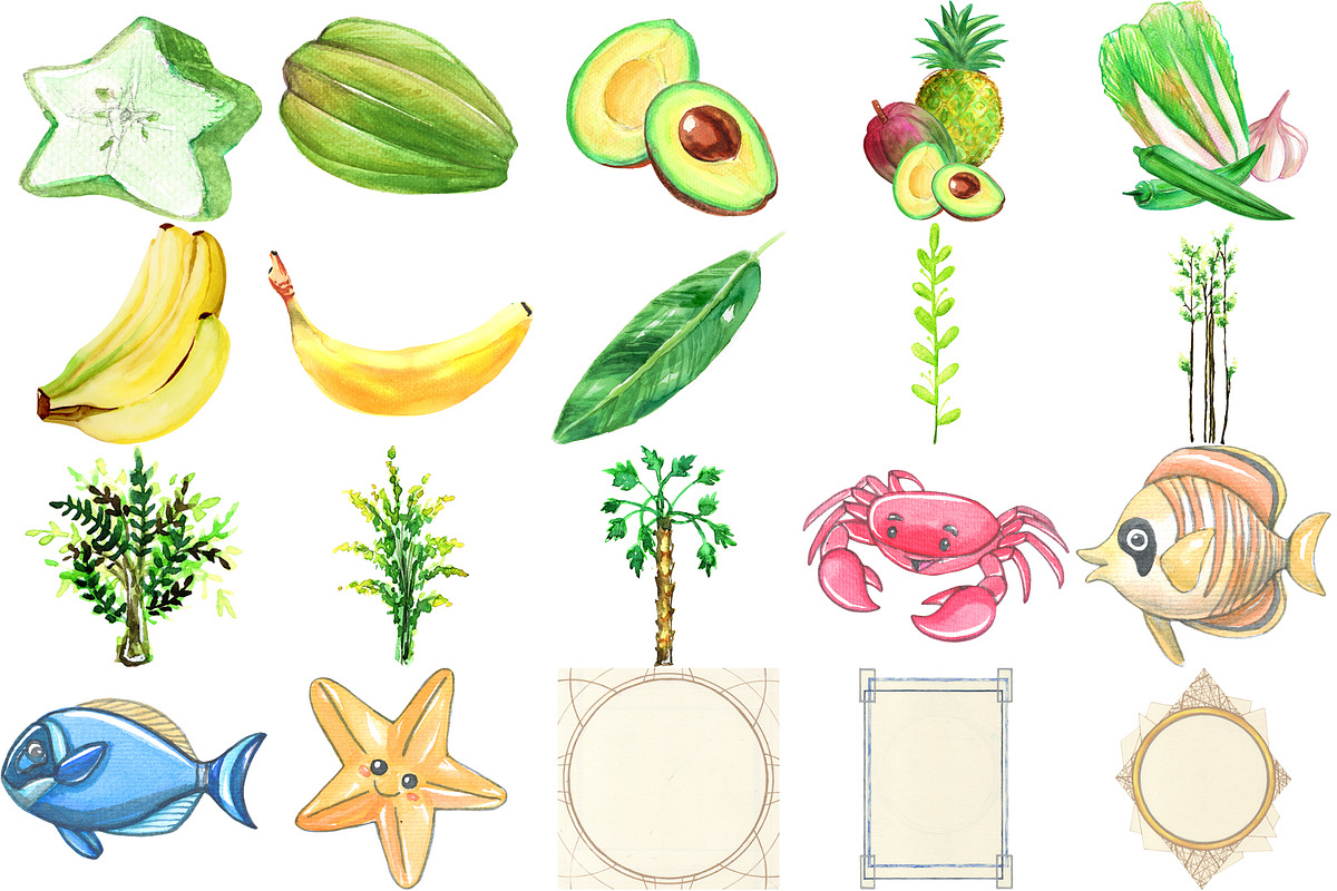 99 PHILIPPINE ICONS! Watercolor PNG, an Illustration by LilyBoo Clipart (Photo 4 of 6)