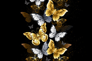 Vertical composition of golden butte, a Decorative Illustration by blackmoon9