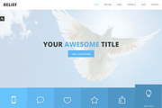 Belief Bootstrap Responsive Theme, a Bootstrap Template by IceTemplates (Thumbnail 2 of 4)