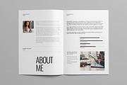 Design Portfolio Canva Template, a Brochure Template by Pixelpick (Thumbnail 3 of 9)
