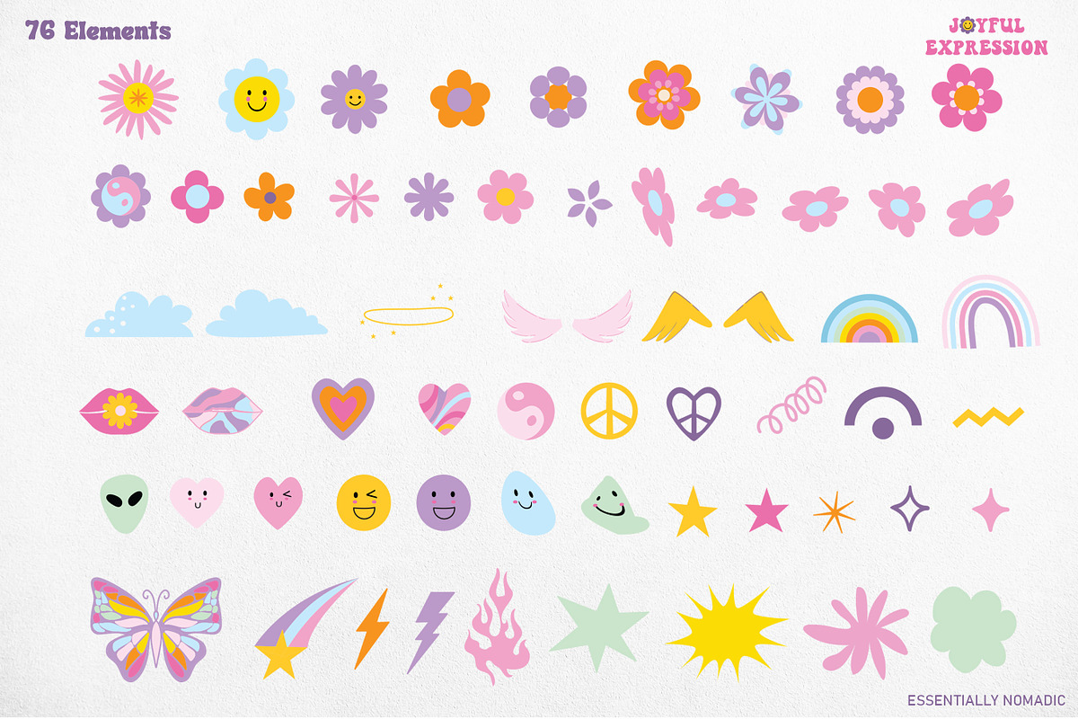 90s-Y2K Graphic Pattern Collection, an Object Graphic by Essentially Nomadic (Photo 11 of 17)