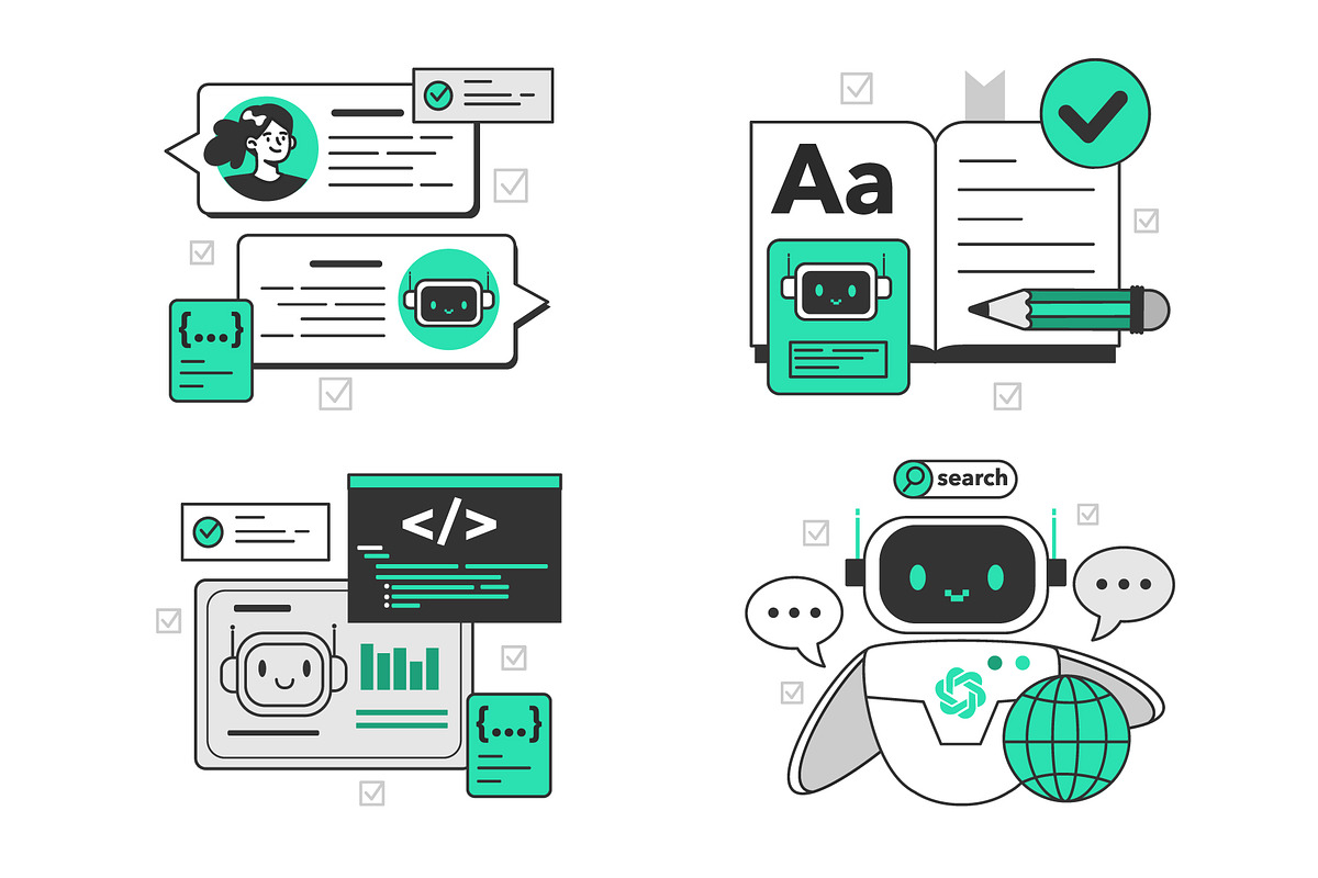 ChatGPT, a Technology Illustration by inspiring.team (Photo 2 of 4)