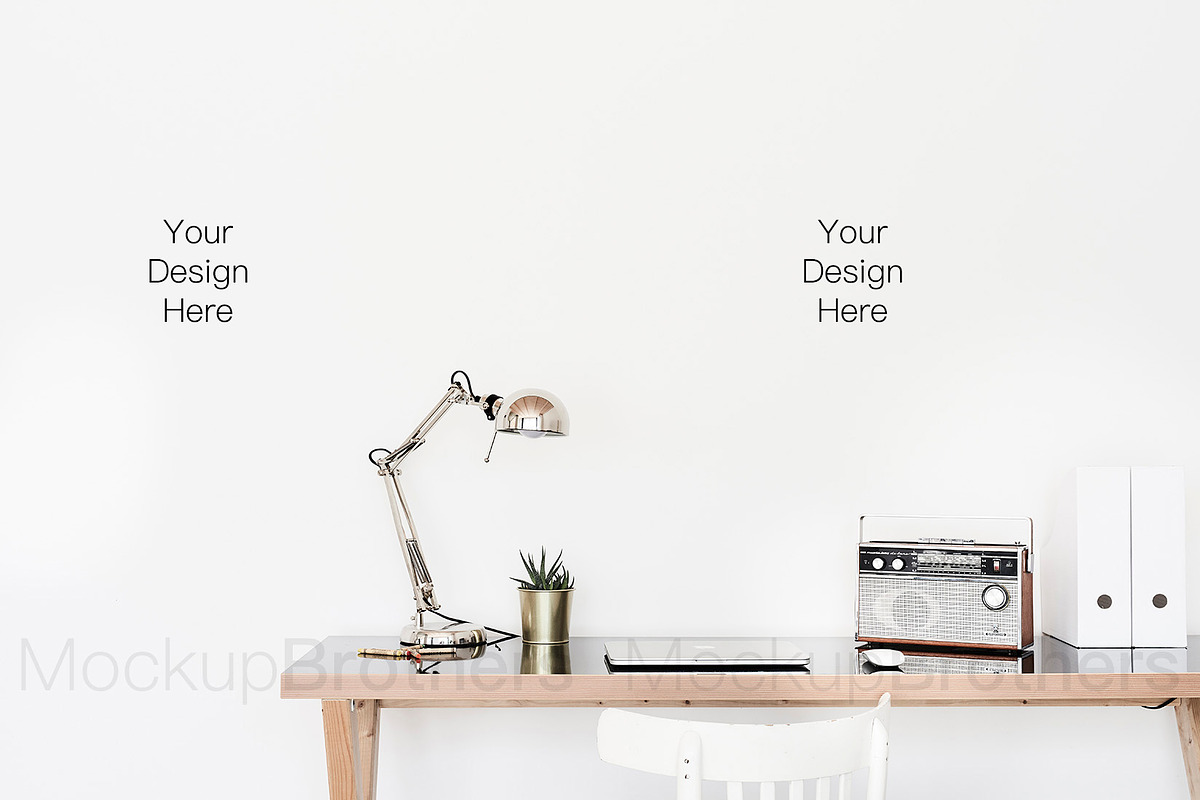 office room mockup mock up 45, a Print Template by MockUpBrothers (Photo 2 of 5)