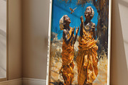 Spring in Africa Wall Art Set, a Decorative Illustration by PrintablesByFranklyn (Thumbnail 4 of 16)