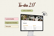To-do 2.0 - Notion template, an App Template by Iasan Design (Thumbnail 1 of 6)