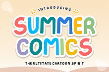 Summer Comics – Cartoon Display Font