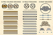 Sailor Mate's Rope Brushes III, a Brush Add-On by BAD TASTE (Thumbnail 3 of 5)