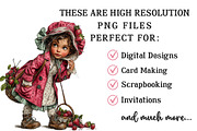 Strawberry Kids PNG Clipart, a Seasonal Illustration by OK Design (Thumbnail 6 of 6)