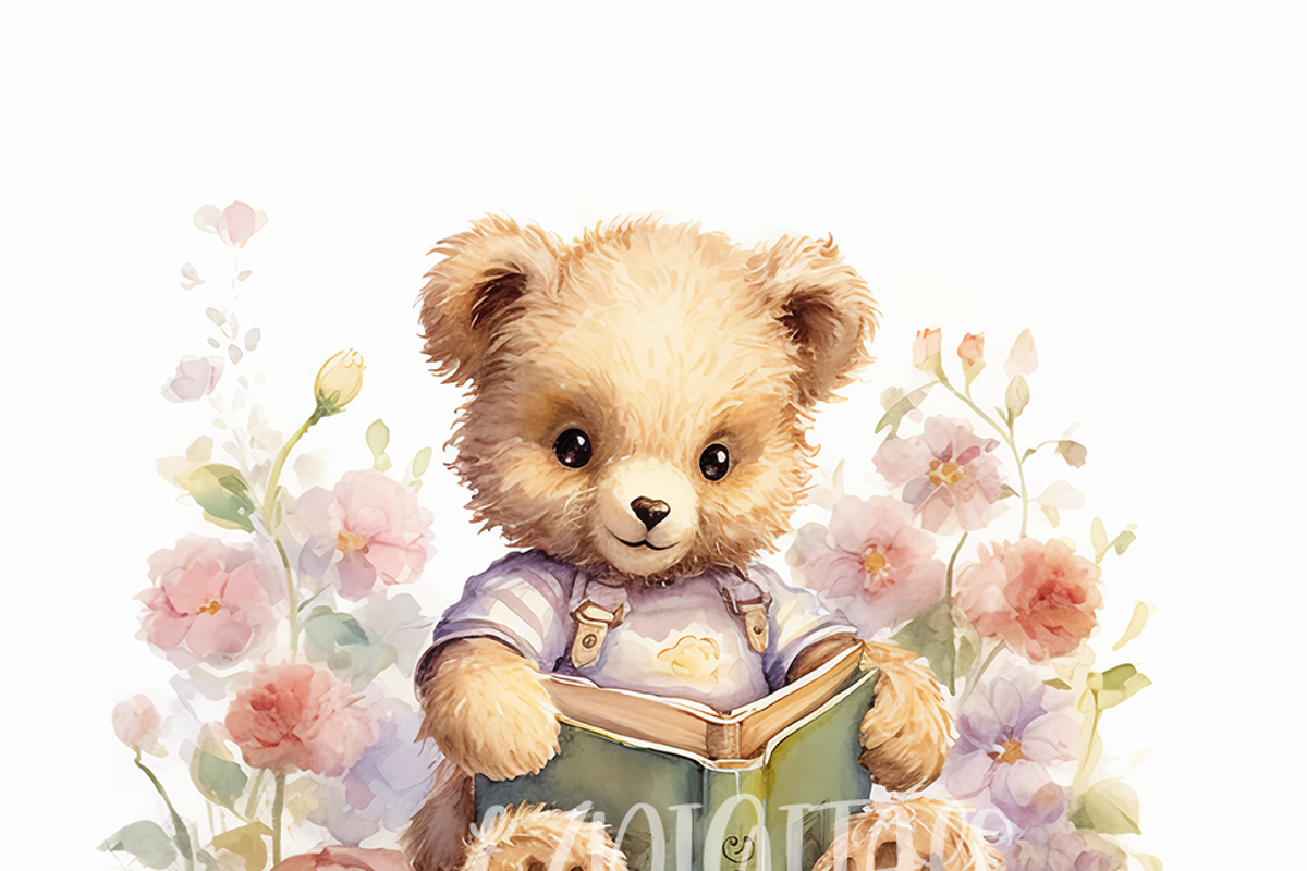 Teddy Bear Printable Art, an Object Graphic by EzDigitals (Photo 2 of 7)
