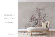 Timeless Lily wall mural set, a Wallpaper Graphic by Timofi Art (Thumbnail 12 of 13)