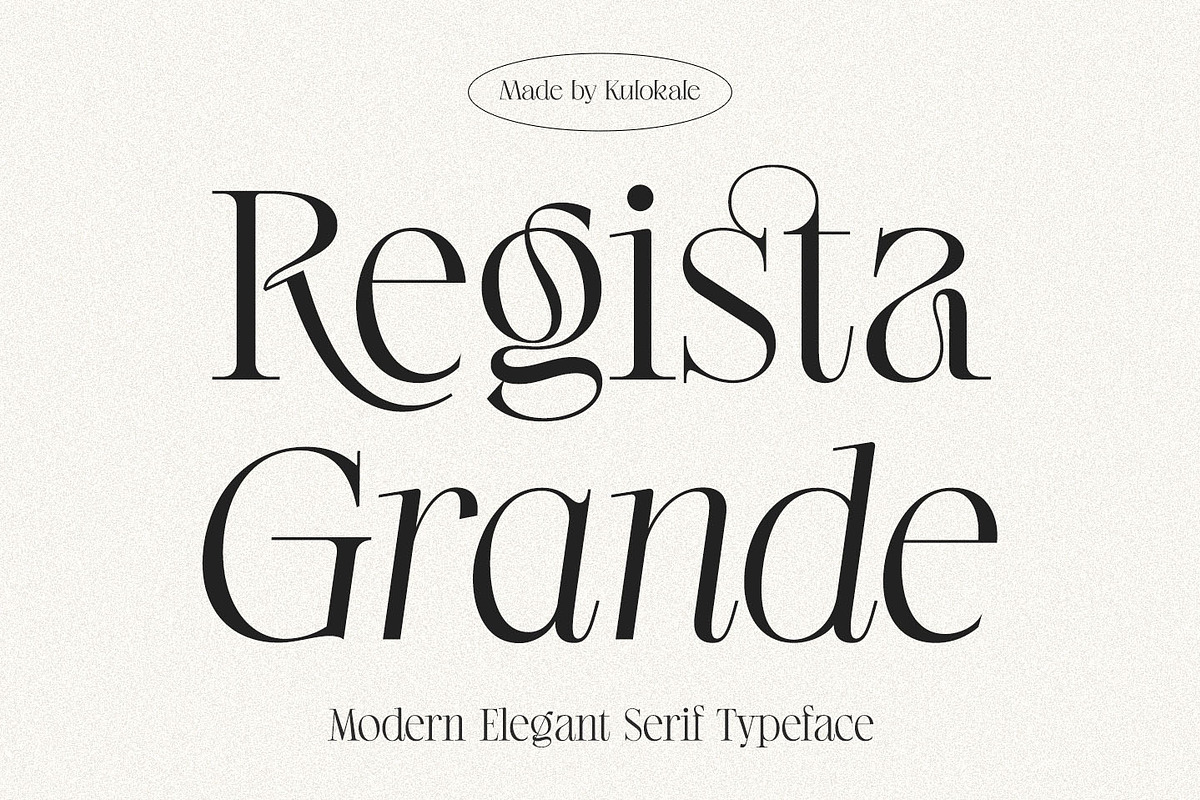 Regista Grande - Modern Serif Font, a Serif Font by Kulokale (Photo 1 of 12)