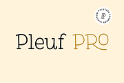 Pleuf Pro - The Complete Family, a Serif Font by Polytype (Thumbnail 1 of 10)