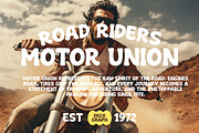 Jagat Flores – Bold Retro Display, a Sans Serif Font by decographstud (Thumbnail 3 of 6)