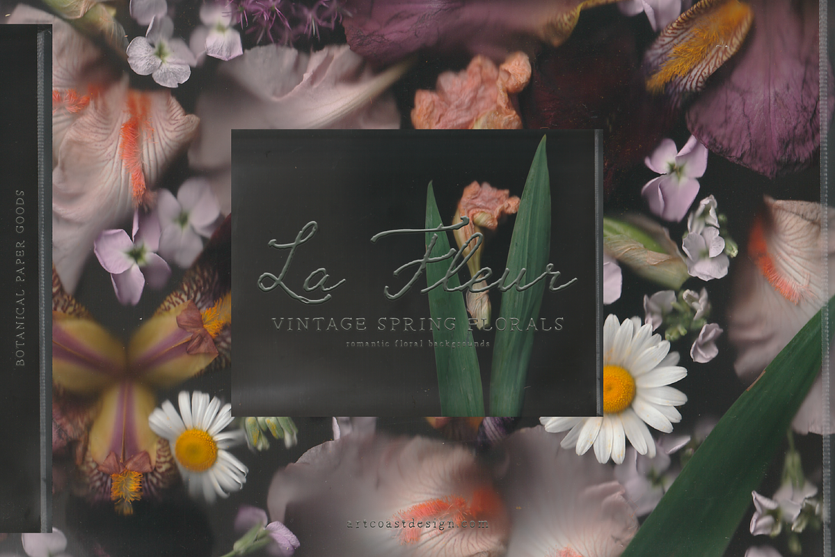 La Fleur — Vintage Spring Florals, a Wallpaper Graphic by nadispasibenko (Photo 1 of 12)