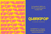 Quirkpop Display Typeface, a Font by Annivers Type (Thumbnail 3 of 10)