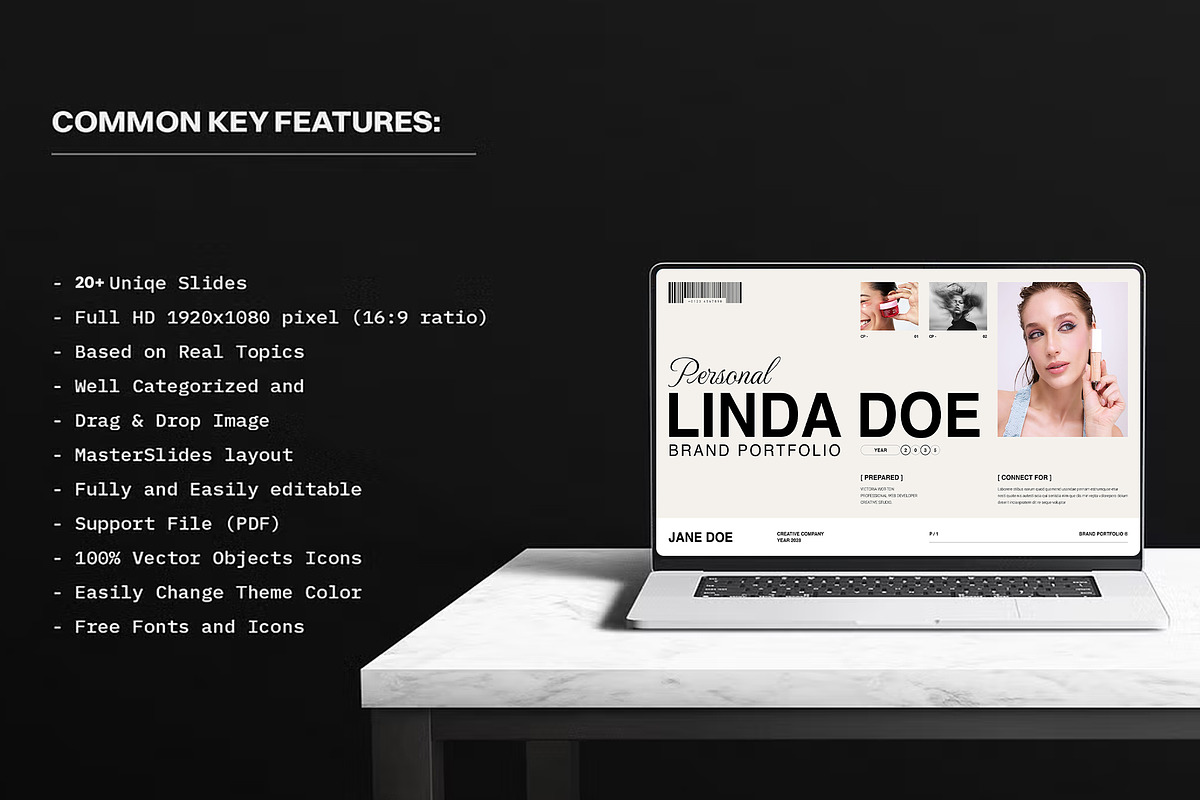 Brand Portfolio Presentation, a Presentation Template by NorthPeak (Photo 3 of 11)