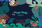 Ocean Deep Abstract Shapes, an Animal Illustration by All This Concept (Thumbnail 1 of 13)