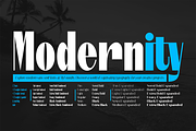 Modernity-A Complete Sans Serif, a Sans Serif Font by artisans (Thumbnail 3 of 8)