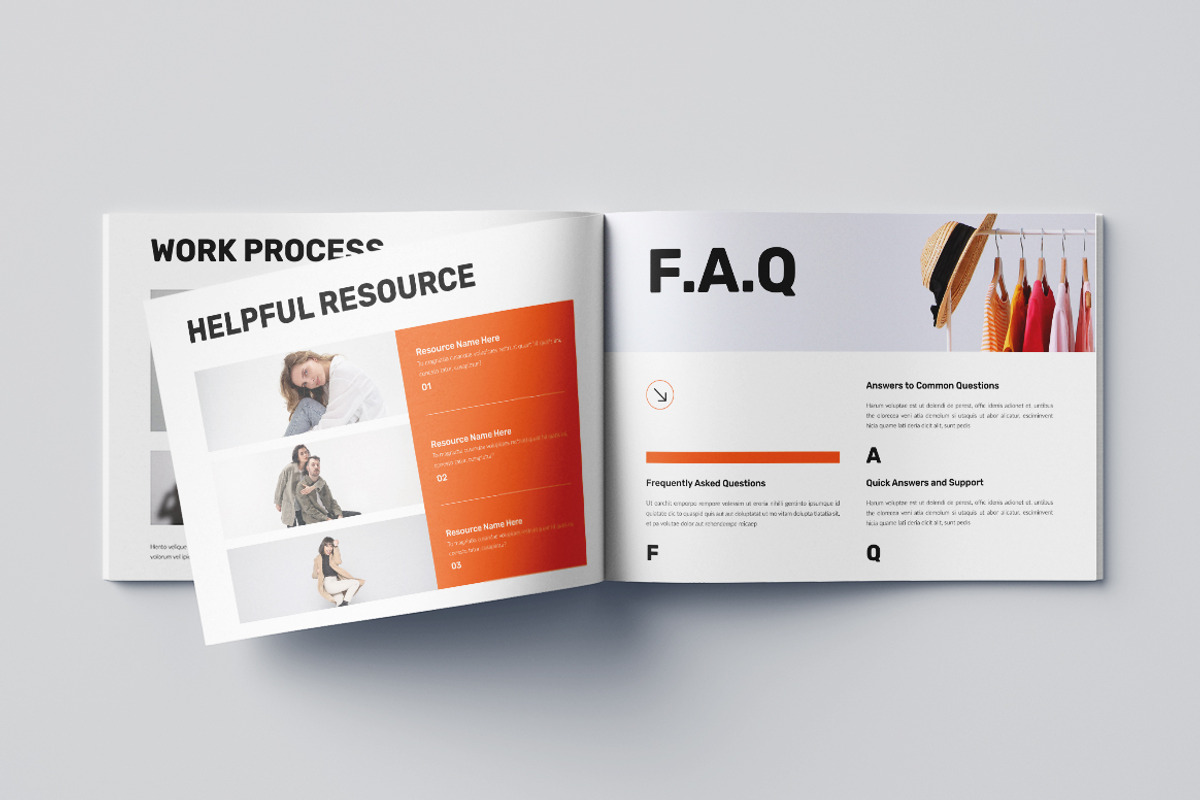 Minimalist E-Book Landscape Template, a Brochure Template by Pixelpick (Photo 8 of 9)