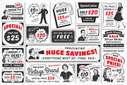 1950s Style Retro Ad Templates, a Templates & Theme by DISTRICT 62 STUDIO (Thumbnail 2 of 6)