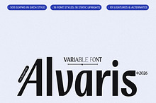 Alvaris – High Contrast Sans Font
