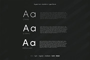 Hyperion - Sleek Modern Sans, a Sans Serif Font by HipFonts (Thumbnail 11 of 12)
