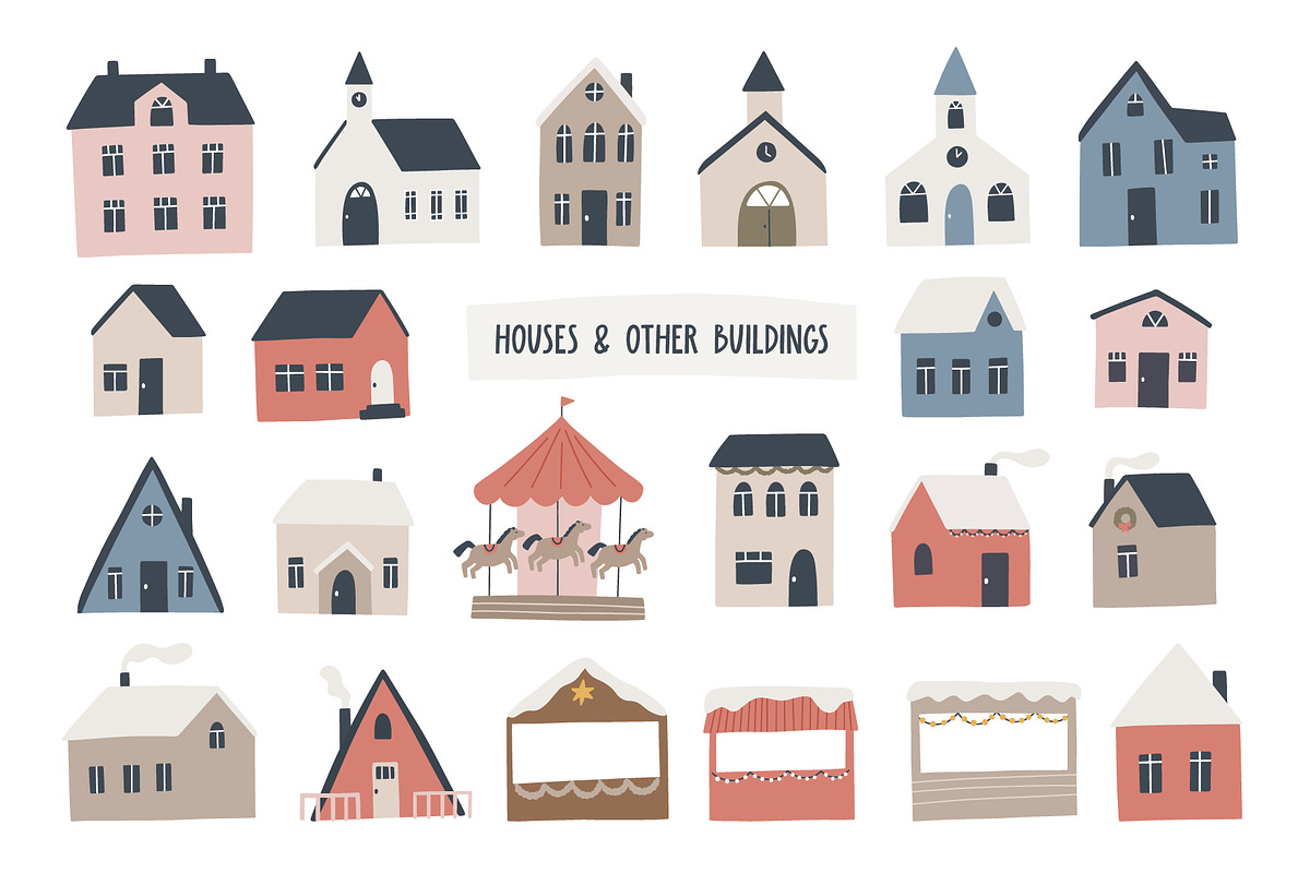 Modern Christmas Cards & Map Creator, an Object Graphic by MaNechaeva (Photo 3 of 14)