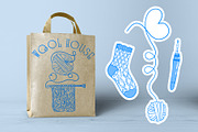 Knitting Lineart, a Work Illustration by Carpet Tapete Pretzel (Thumbnail 4 of 6)