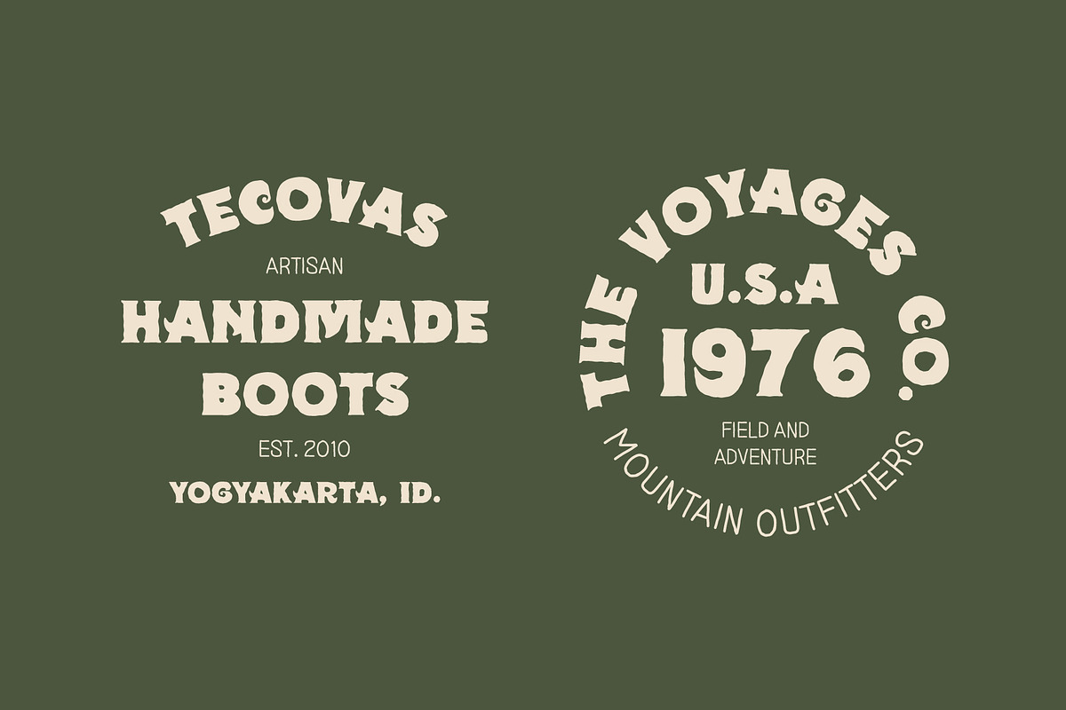 SFC Camphard, a Sans Serif Font by Skilline Supply Co. (Photo 7 of 8)