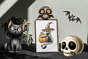 Magical Lemur Halloween Set, an Illustration by IrynaPanashii (Thumbnail 6 of 10)
