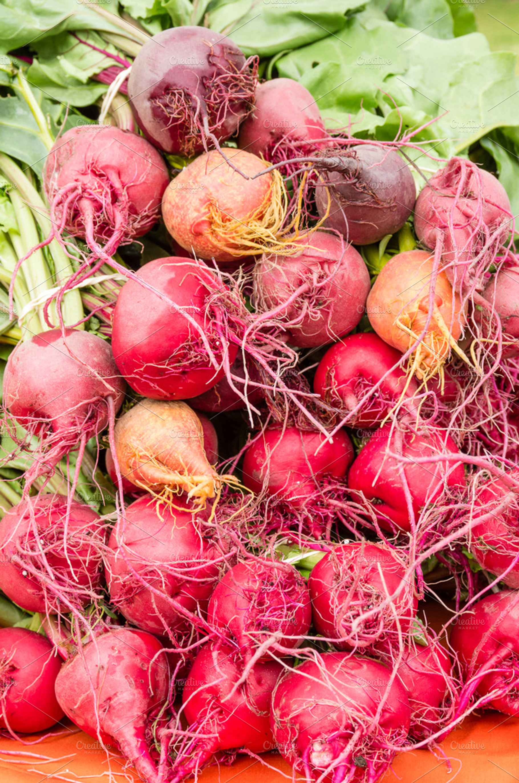 Fresh Picked Beets At The Market Featuring Food Produce And Root