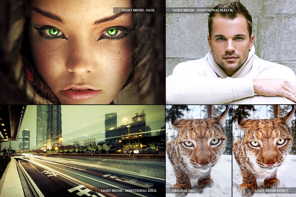 309 Photoshop Light Effect Brushes, a Brush Add-On by Premium Adobe Add-Ons (Photo 2 of 4)