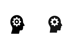 Creative mind icons representing, an Illustration by ZinetroN