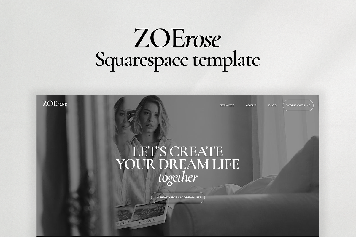 Aesthetic Squarespace Template, a Squarespace Template by StudioRoams (Photo 1 of 5)
