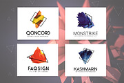Futuristic & Geometric Logos Bundle, a Branding & Logo Template by AN Productions (Thumbnail 45 of 47)