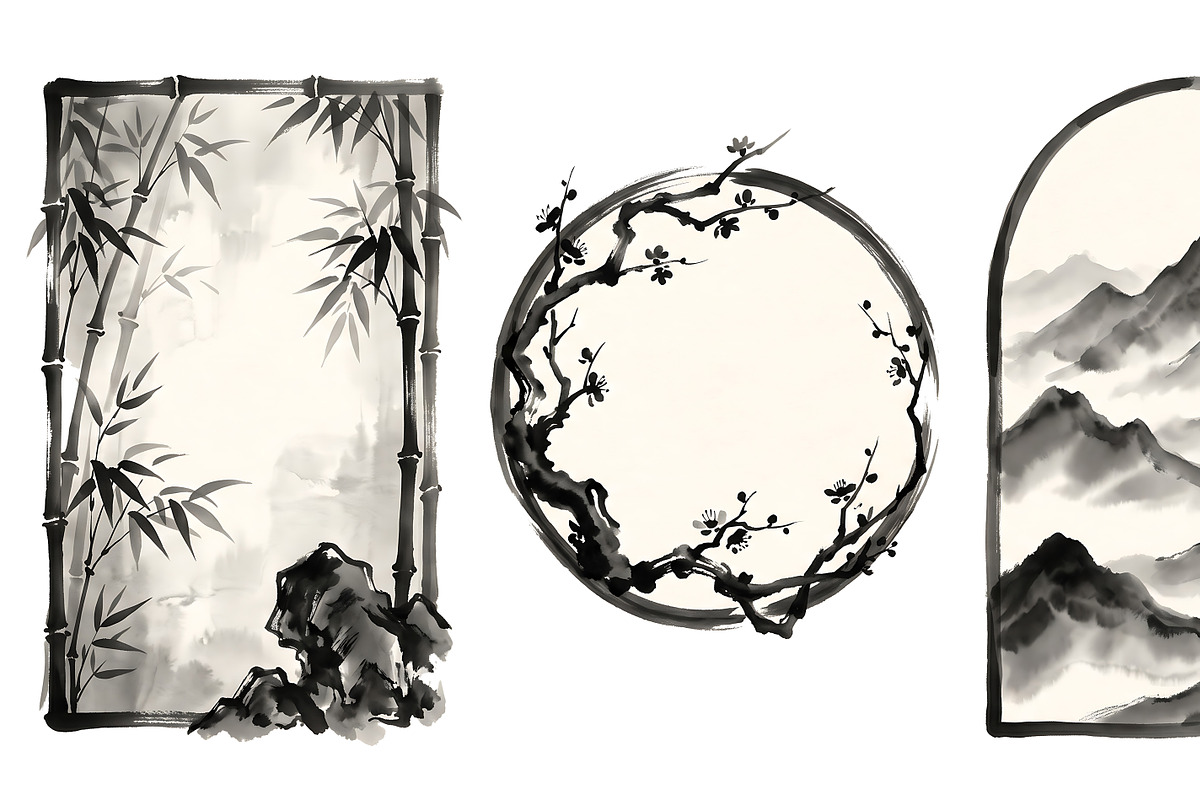 Watercolor Borders Clipart Set, an Object Graphic by RAHMAT (Photo 5 of 15)