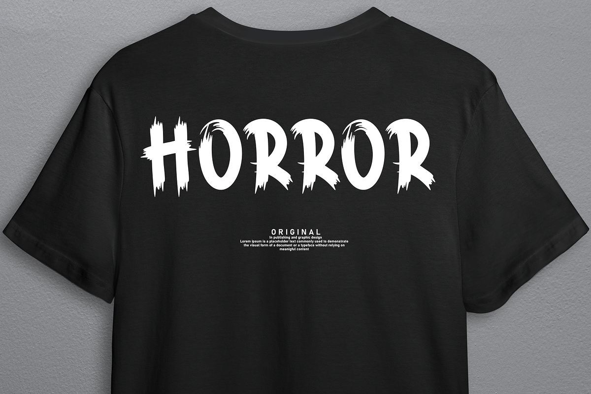 Spooky Scary | Script Font, a Script Font by Scratchones (Photo 4 of 8)