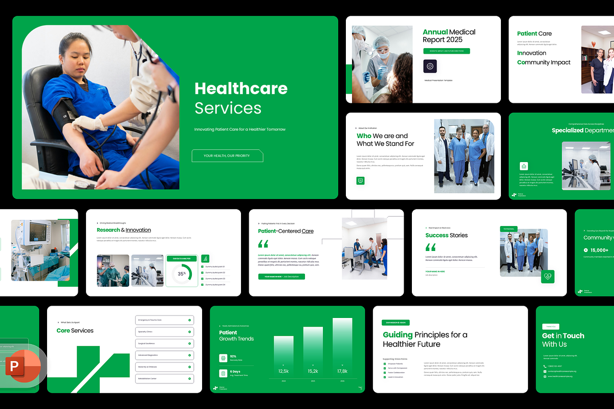 Healthcare - Medical Presentation, a Presentation Template by Hammad Arif (Photo 1 of 2)