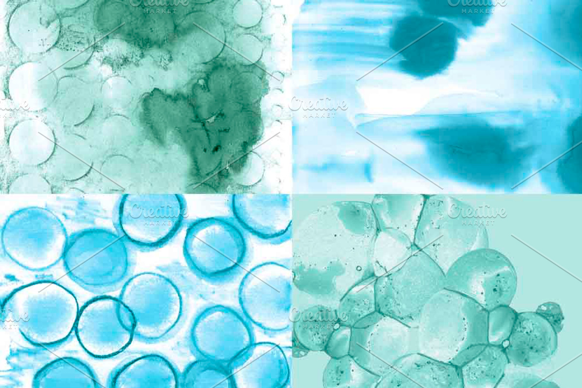 Bubbles Painted Papers, a Pattern Graphic by Liz Plummer (Photo 2 of 5)
