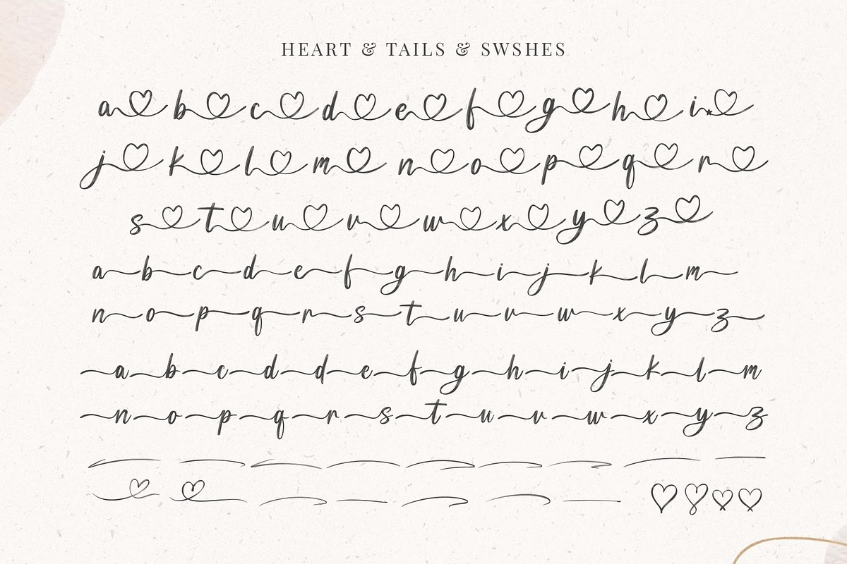 Luca Noah - Brush Heart Script Font, a Script Font by Jozoor (Photo 6 of 6)