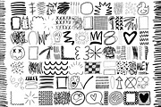 Scribbled Mess Hand Drawn Clipart, an Object Graphic by Heather Green Designs (Thumbnail 2 of 6)