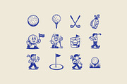 Golf Graphic Pack, a Sport Illustration by Skilline Supply Co. (Thumbnail 3 of 10)