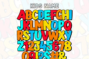 Kids Name | Cute Kids Font, a Handwritten Font by MaxArt Foundry (Thumbnail 2 of 4)