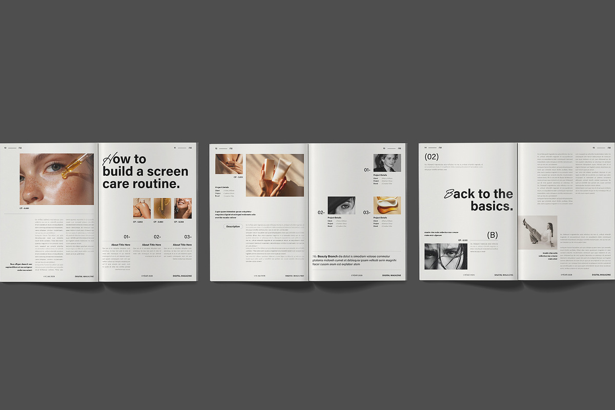 NOVA | Magazine & Book Layout, a Magazine Template by TemplateFolio-Shop (Photo 7 of 15)